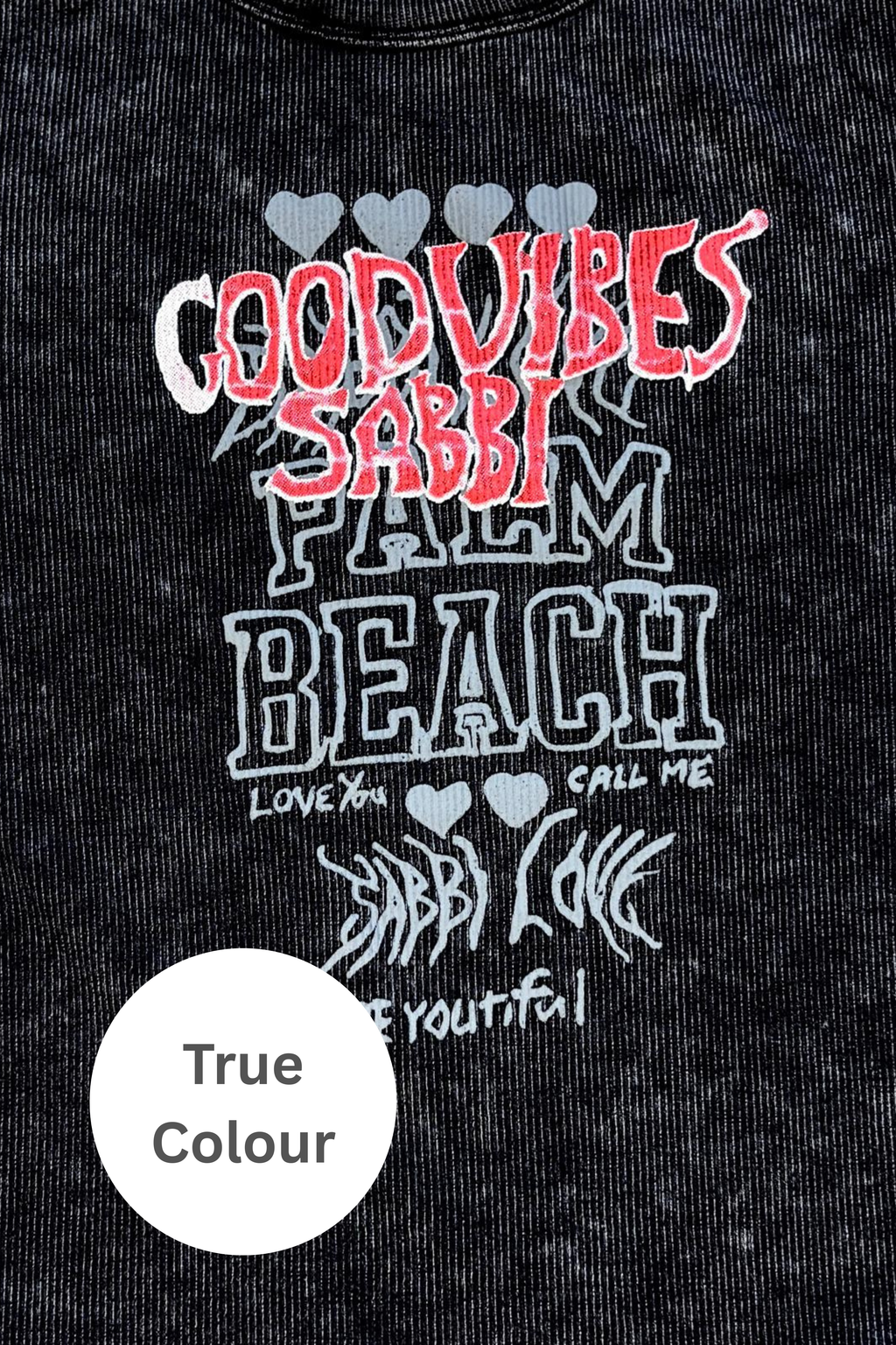 THE BE HAPPY TANK - BLACK