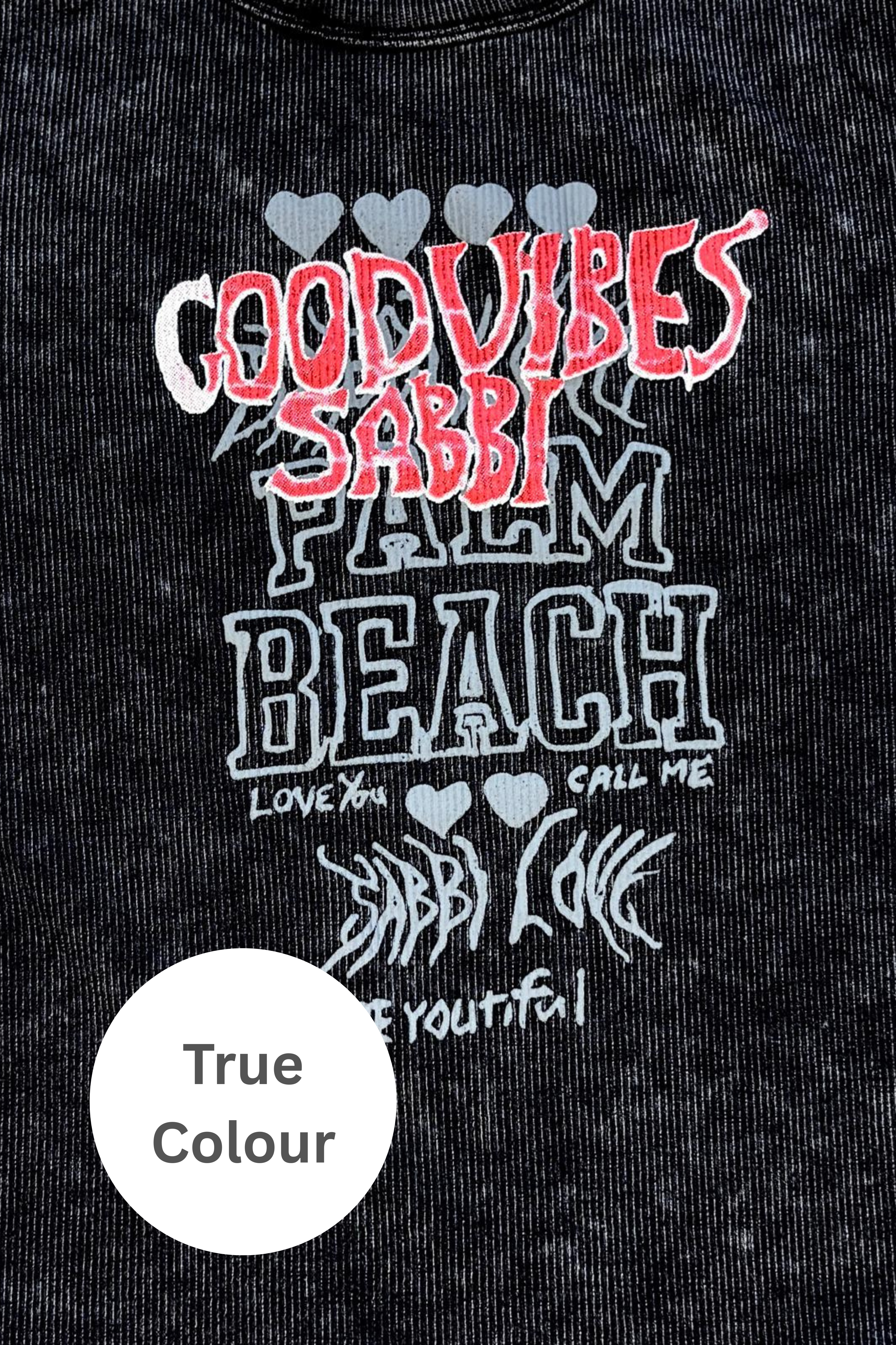 THE BE HAPPY TANK - BLACK