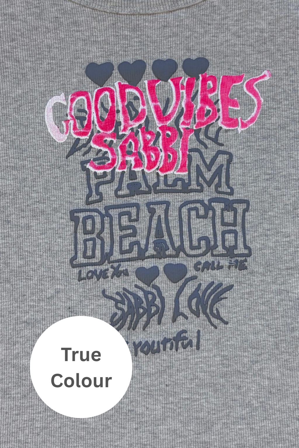 THE BE HAPPY TANK - GREY